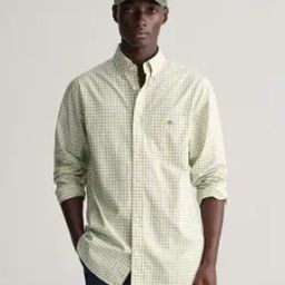 Men Checked Regular Fit Shirt with Patch Pocket-picture-10