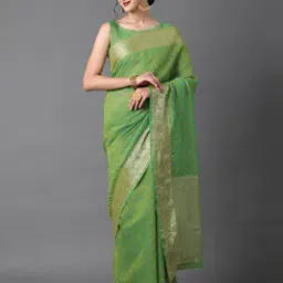Chevron Woven Traditional Saree-image-68