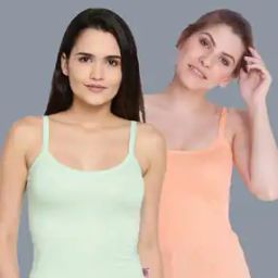 Pack of 2 Scoop-Neck Camisoles-image-81