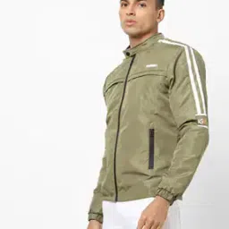 Zip-Front Slim Fit Biker Jacket-image-20