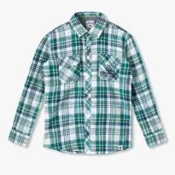 Boys Checked Slim Fit Shirt-image-72