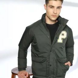 Men Quilted Slim Fit Puffer Jacket-image-58