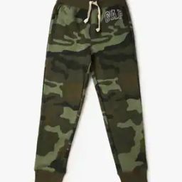 Camouflage Print Heritage Logo Joggers-33