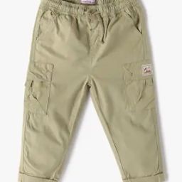 Boys Mid-Rise Cotton Cargo Pants-image-65