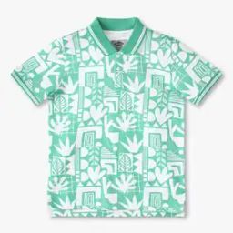 Boys Graphic Print Regular Fit Polo T-Shirt-picture-27