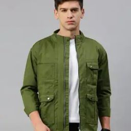 Zip-Front Jacket with Flap Pockets-picture-25