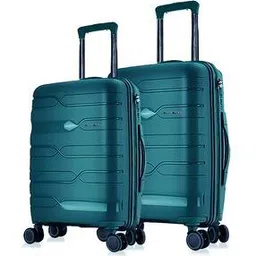 Set of 2 Paris Number Lock Trolley Bags - M | L-image-104