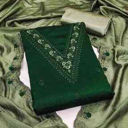Women 3-Piece Unstitched Dress Material-image-31