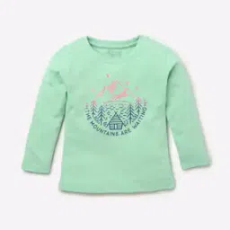 Typographic Print Round-Neck Top-image-38