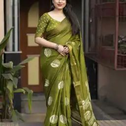 Women Batik Print Soft Cotton Crepe Saree-image-51