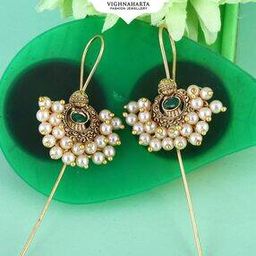 Women Vighnaharta Ear Cuffs-image-1