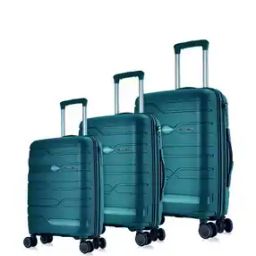 Set of 3 Paris Number Lock Trolley Bags - S | M | L-63