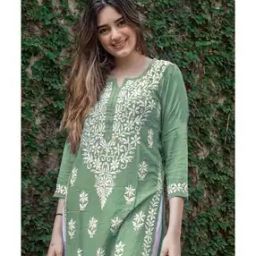 Women Embroidered Straight Kurta-image-75
