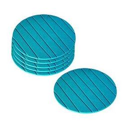 Set of 6 Striped Heat Insulation Coasters-22