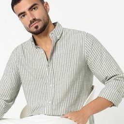 Men Striped Regular Fit Shirt-image-71