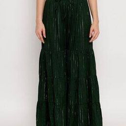 Women Embellished Palazzos with drawstring Waist-image-58