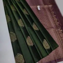 Women Saree with Leaf Woven Motifs-image-43