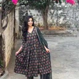 Women Printed Anarkali Kurta Suit Set -image-76