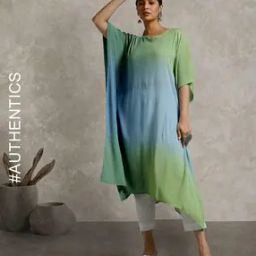 Hand Tie-Dye Kaftan Kurta-image-57