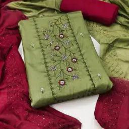 Women Self-design Unstitched Dress Material-image-73