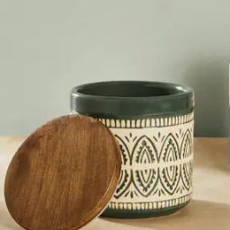 Printed Ceramic Large Jar-28