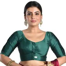 Solid Front Open Blouse-picture-48