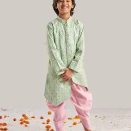 Boys Embroidered Kurta Dhoti Set-picture-28