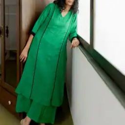 WomenStraight Kurta Set-image-7
