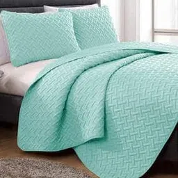 100 TC Double Bed Cover with 2 Pillow Covers-image-82
