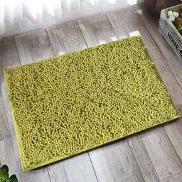Anti-Slip Rectangular Chenille Bath Mat 2'5" X 1'6"-1