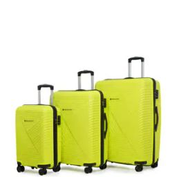 Men Pack of 3 Trolley Bags with Number Lock-5