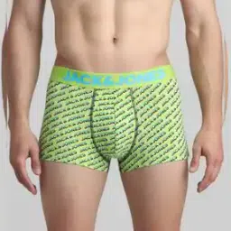 Men Typographic Print Trunks-picture-19