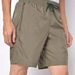 Logo Print Shorts with Elasticated Drawstring Fastening-picture-1