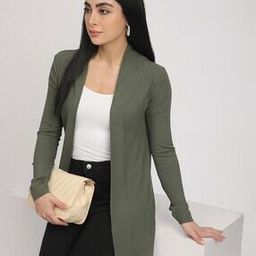 Women Slim Fit Front-Open Shrug-50