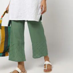Palazzo Pants with Pintuck Hem-picture-43