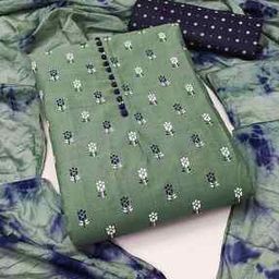 Women Embroidery Unstitched Dress Material-image-4