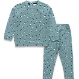 Infants Floral Print T-Shirt & Pants Set-image-80