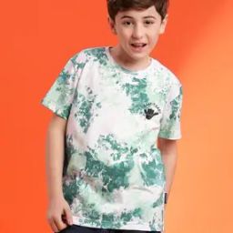 Boys Tie & Dye Regular Fit Round-Neck T-Shirt-image-23