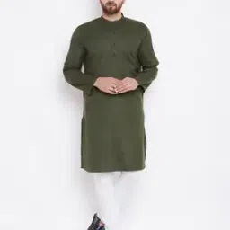 even Long Kurta with Patch Pocket-picture-4