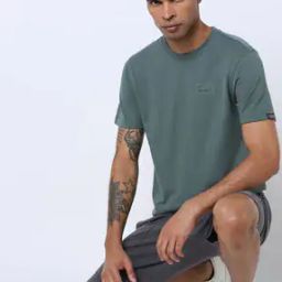 Regular Fit Popcorn Crew-Neck T-Shirt-picture-30