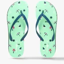 Graphic Print Thong-Strap Flip-Flops-22