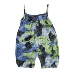 Printed Strappy Dungaree-image-26