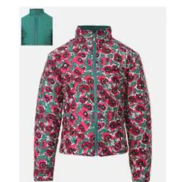 Floral Printed Full-length Jacket-image-3