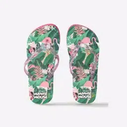 Minnie Mouse Print Thong-Strap Flip-Flops-image-28