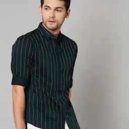 Striped Slim Fit Shirt-image-58