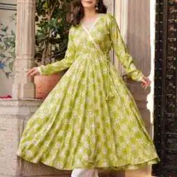 Women Ajrak Print A-Line Dress-image-12