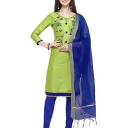 Women Embroidered Unstitched Dress Material-image-49