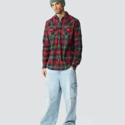 bonkers corner Men Checked Regular Fit Shirt-picture-28
