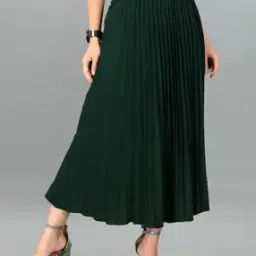 Women Pleated A-Line Skirt-picture-50