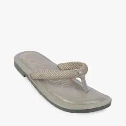 Women Logo Print Thong-Strap Flip-Flops-32